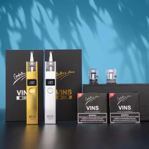 【小煙主機】VINS 24K 小金條 / 18K 小銀磚 Pod Kit Review