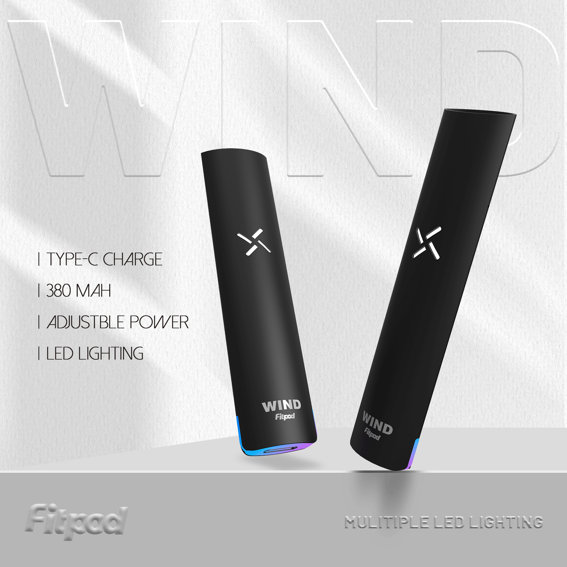 Fitpod Wind氣流桿一代可調壓主機(通用RELX一代 SP2 LANA)