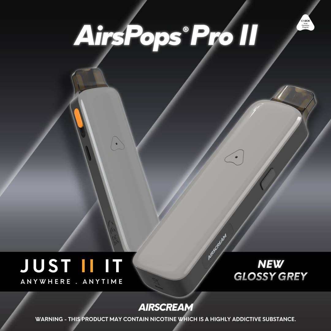 AIRSCREAM 英國品牌 氣泡二代 AirsPops Pro II 正版小煙主機套組
