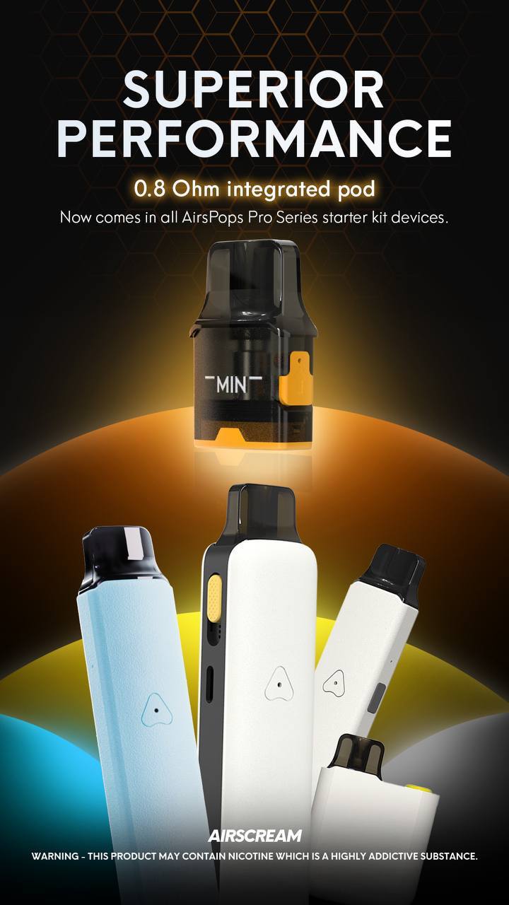 AIRSCREAM AirsPops Pro II 正版 新品上市 氣泡二代 小煙主機 空煙彈 英國品牌