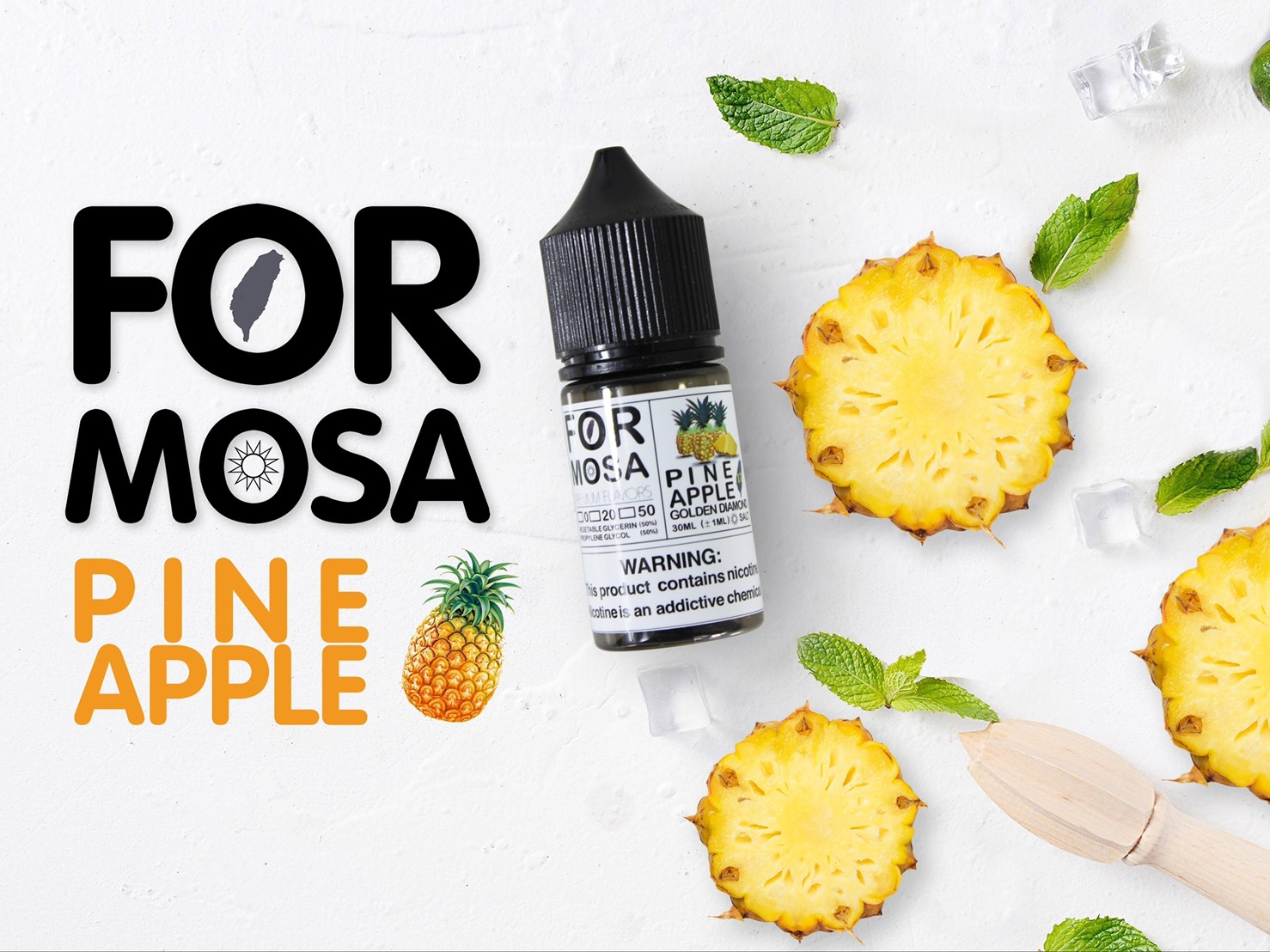 【FORMOSA 福爾摩沙】0mg 小煙油 30ml|水果系列五口味任選