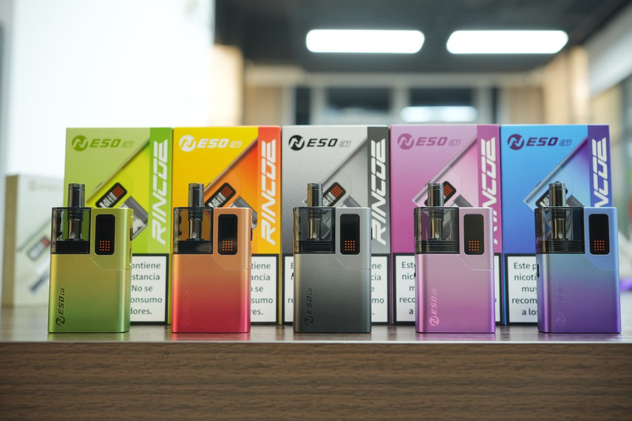 【RINCOE NESO ET主機】1400mAh 5–30W可調 MTL/RDL雙模式