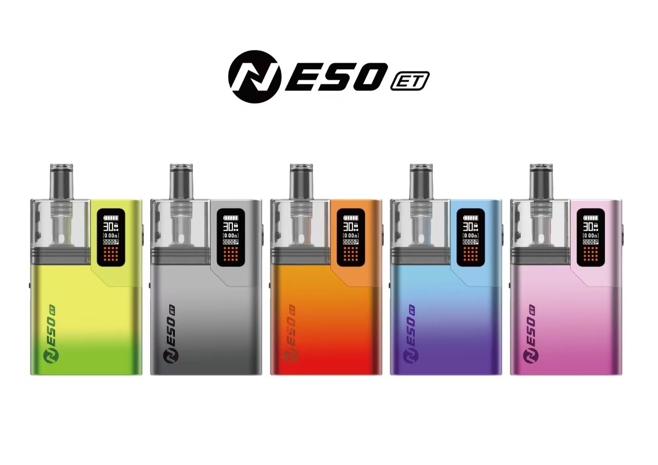 【RINCOE NESO ET主機】1400mAh 5–30W可調 MTL/RDL雙模式