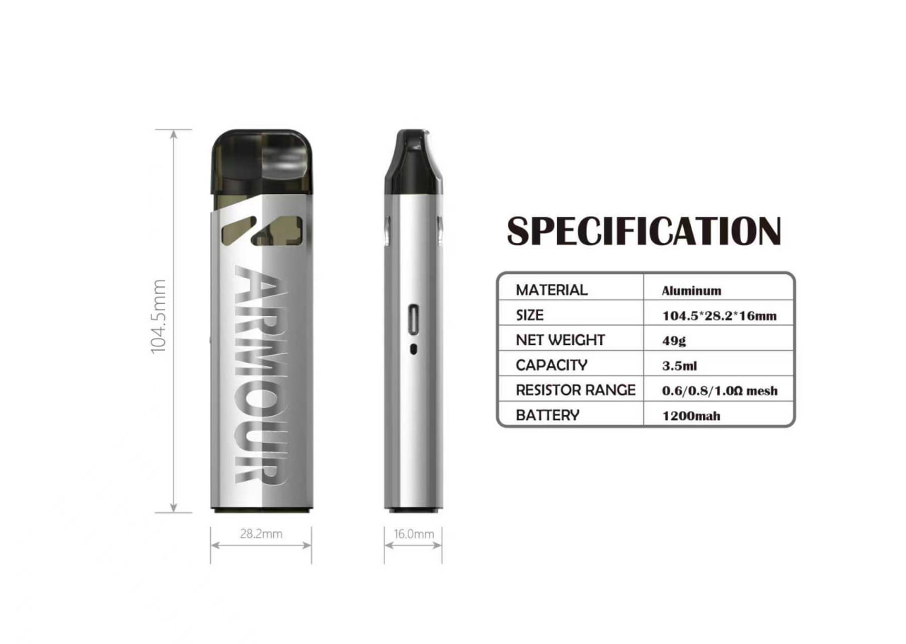 【ARMOUR MINI】輕巧高性能主機|0.6/0.8Ω空倉通用|台灣現貨