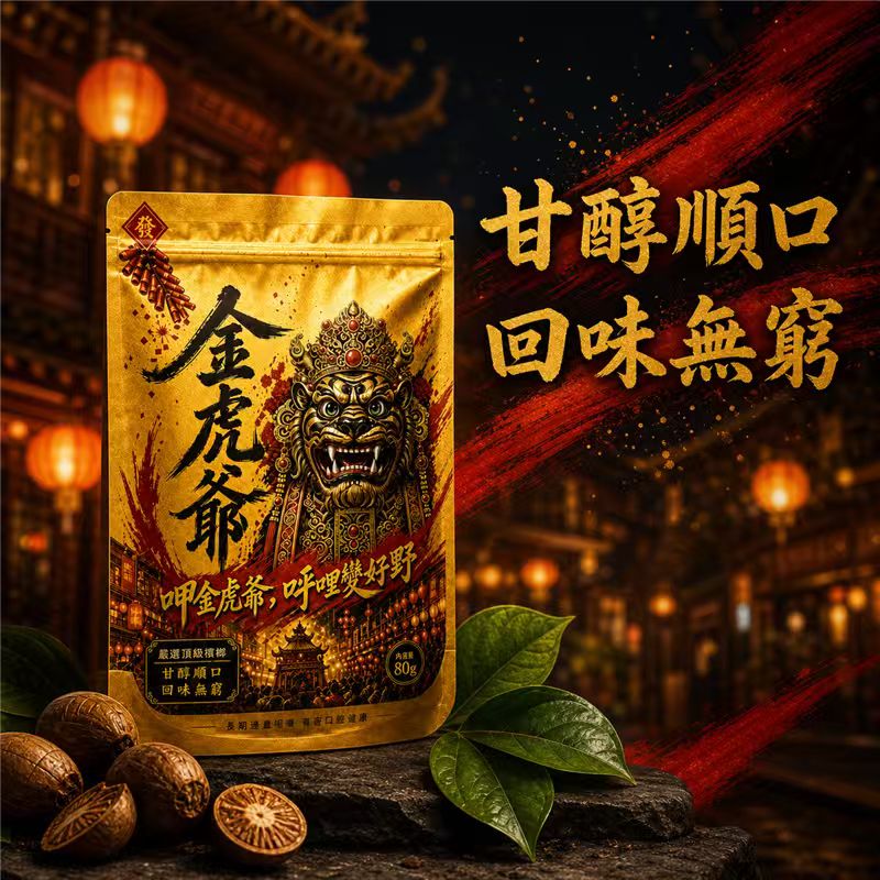 【金虎爺檳榔】金虎爺檳榔30顆/包 獨立密封隨身方便 台灣市場調味