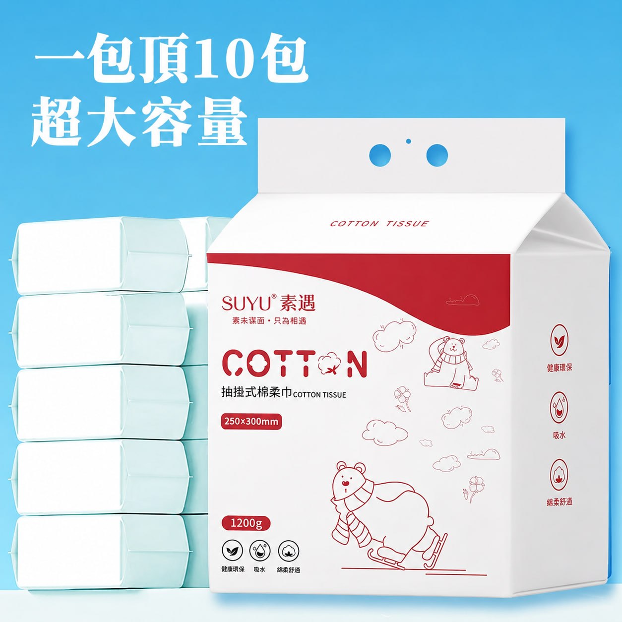 【SUYU素遇洗臉巾】超大25×30cm|加厚不易破|洗臉後還能拖地